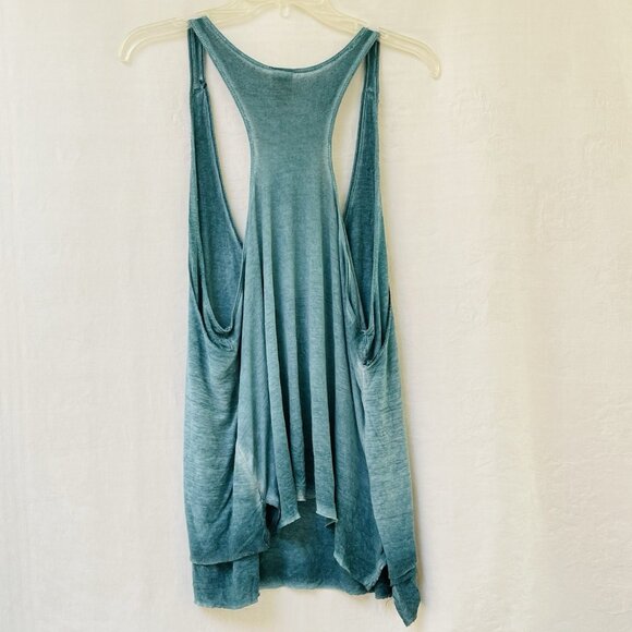 We The Free Tank Top Womens Medium Oversized Layered Racerback Boho Festival - Picture 4 of 7
